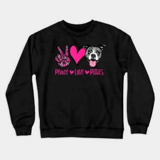 Pit Bull Lives Matter Pittie Puppy Dog Mom Ladies Pitbull Crewneck Sweatshirt